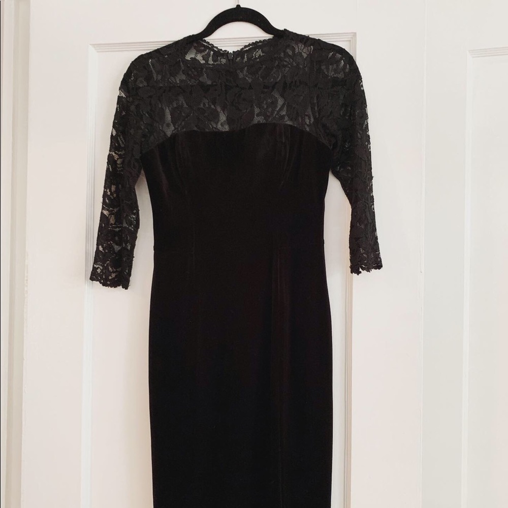 Black velvet Nordstrom dress